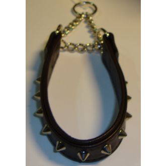 ½-kuristava niittipanta 3-kert.nahkaa 30 mm ,musta