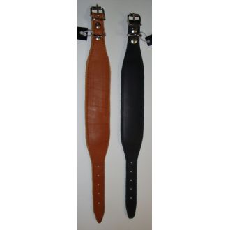 Leveä peruspanta soljella ruskea